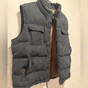 Vtg St. John's Bay Black Puffer Vest